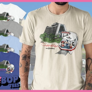 Contemporary Resort 80's WDW Vintage Style Unisex Tee