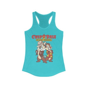 Chip n Dale Rescue Rangers Vintage Style Racerback Tank