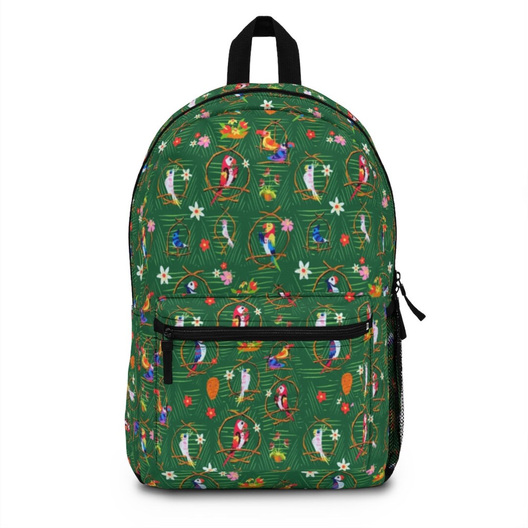 Tiki Room Birds WDW Park Bag Kids or Adults Backpack - Etsy display picture 3