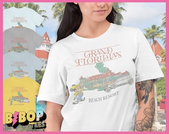 Grand Floridian Vintage Style 80's Disney Resort Unisex Tee