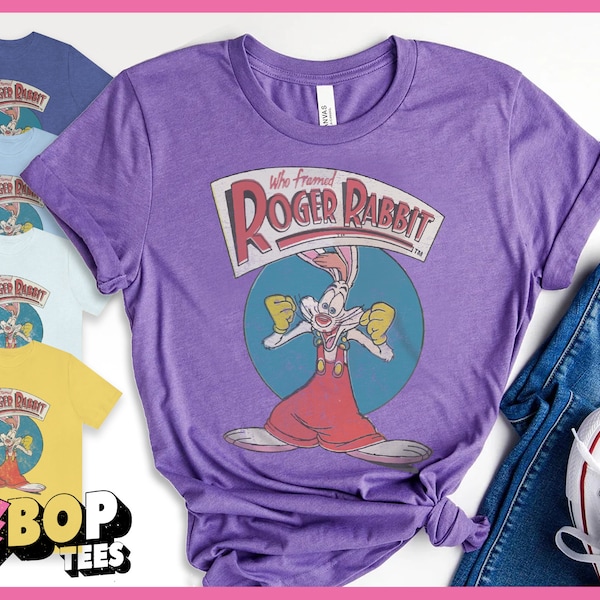 Roger Rabbit Vintage Style 1987 Unisex Tee