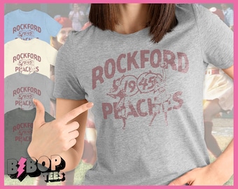 A League of Their Own, Vintage Style Rockford Peaches, No Crying In Baseball Unisex Tee