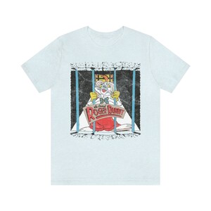 Roger Rabbit Shirt Vintage Style 1987 Unisex Tee Heather Ice Blue