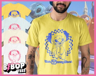 Stitch Disney World Shirt, Stitch vintage Style WDW Throwback Lilo et Stitch Unisex Tee