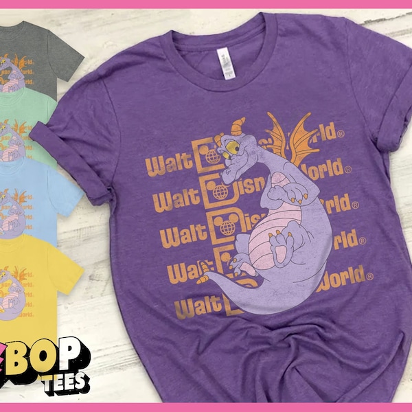 Figment Shirt Vintage Style Epcot 1980 Unisex Tee