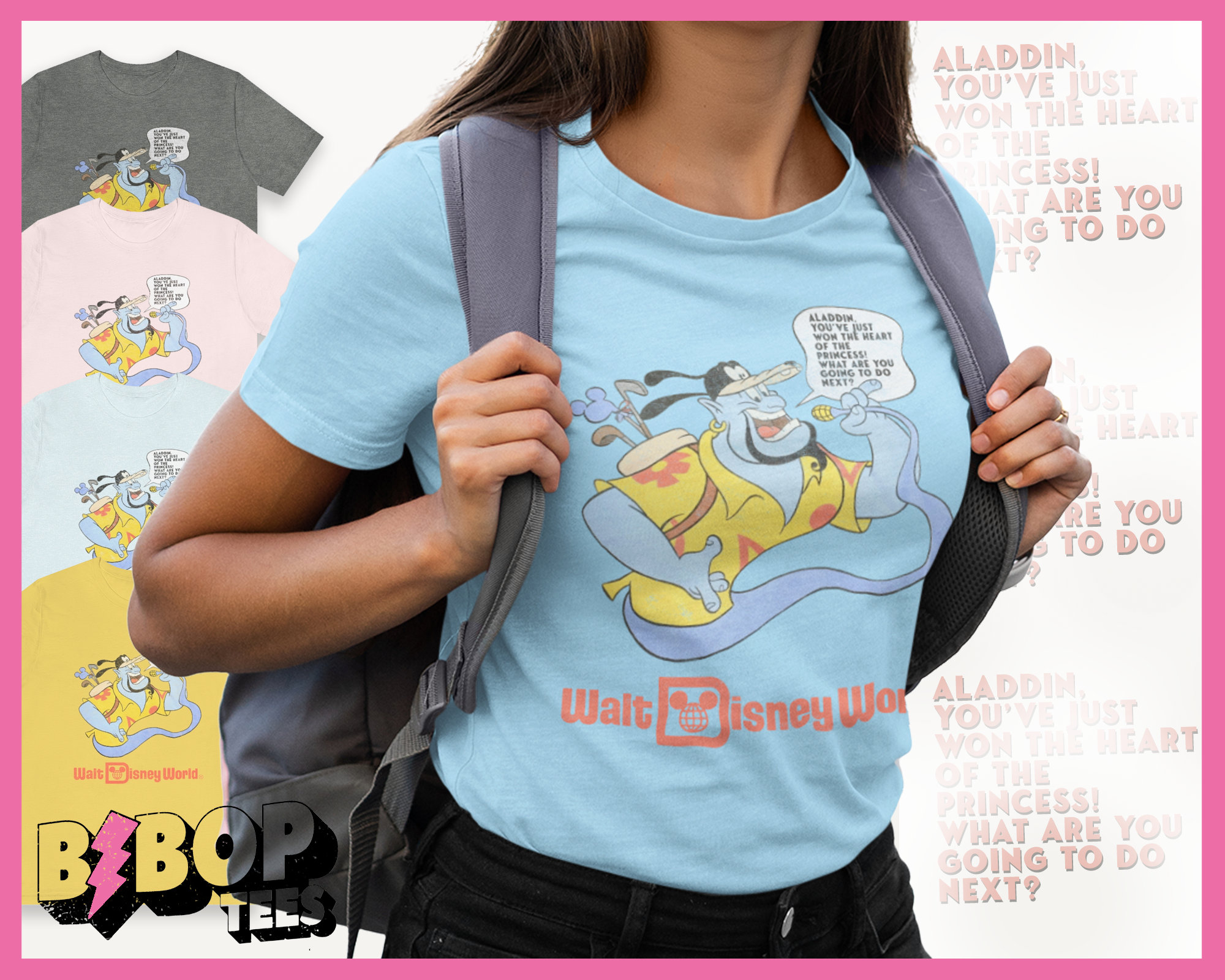 Aladdin Genie Shirt I'm Going to Disney World / Disneyland Vintage