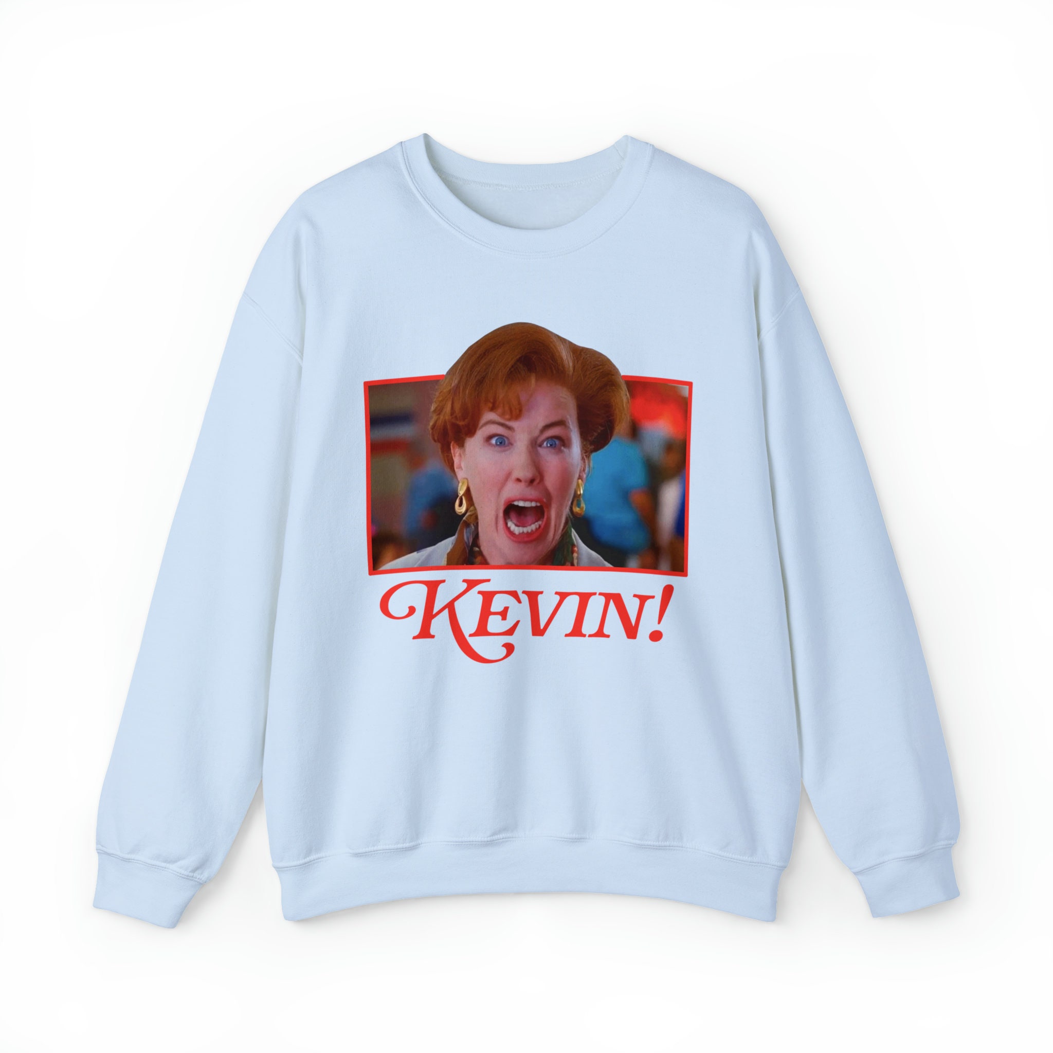 Pull De Noël "Kevin Seul à La Maison" - Sweat-shirt Moche (Ugly Sweater) Unisexe - Coton/polyester - Impression En Allemagne - Cadeau Humoristique