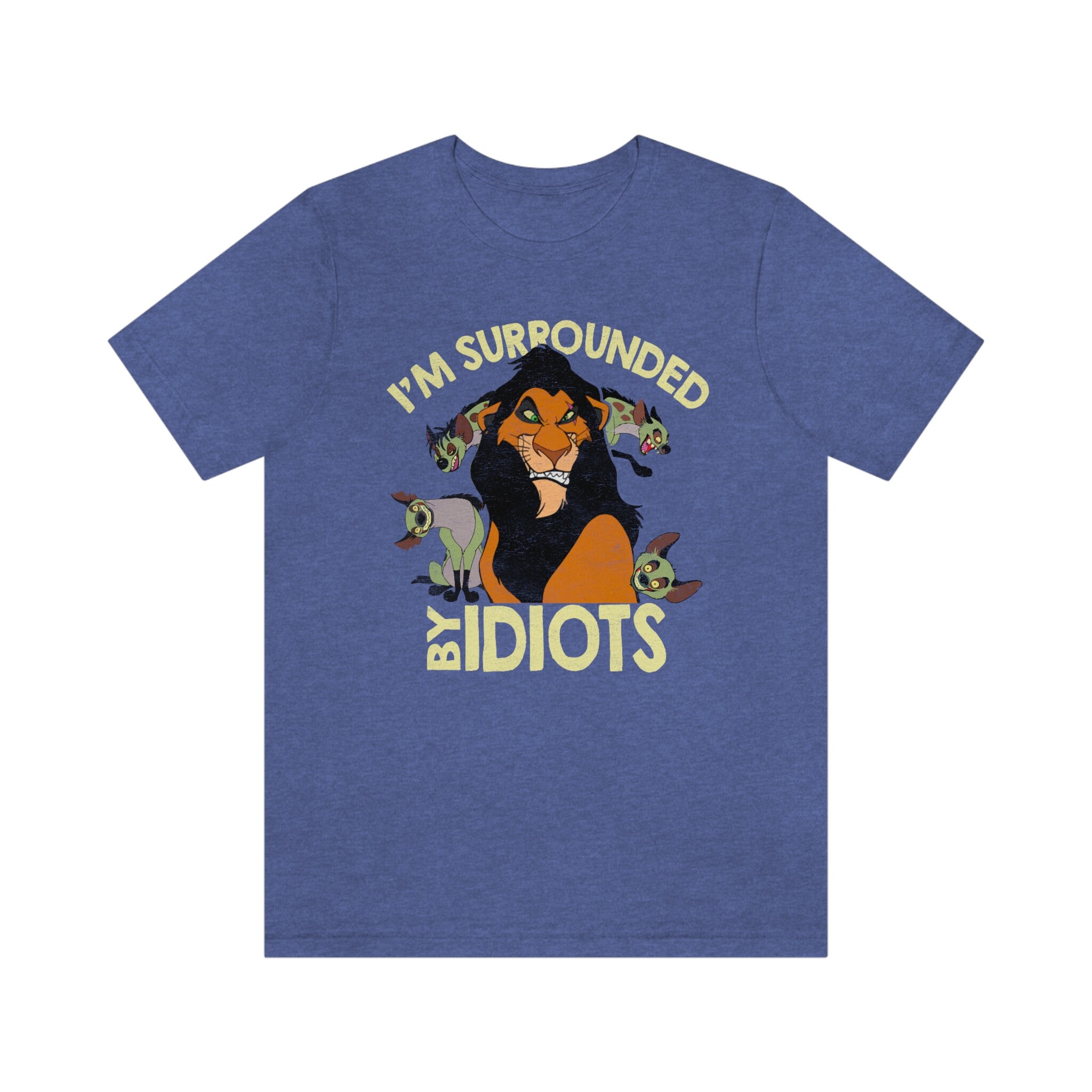 バカに囲まれてる スカー ライオンキング ユニセックスTシャツ - Etsy 日本