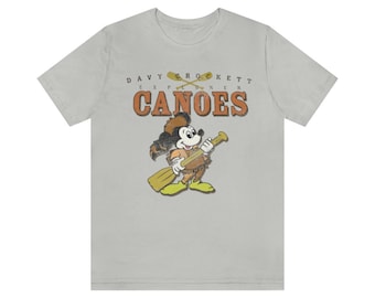 Frontierland Davy Crockett Canoes Tom Sawyer Island Disney World Unisex Tee