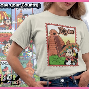 Epcot World Showcase Mexico Shirt Rund um die Welt Vintage 90er Jahre Unisex T-Shirt
