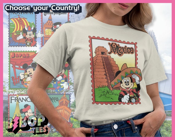 Epcot World Showcase Mexico Shirt Around the World Vintage 90's Unisex T-Shirt
