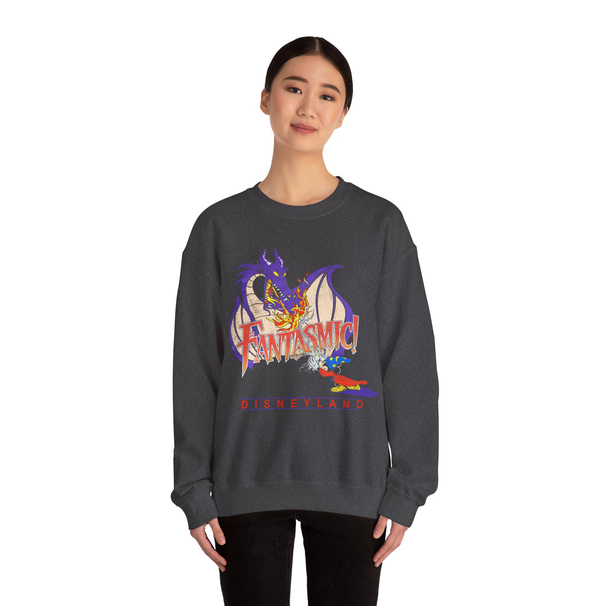 ディズニー 古着　FANTASMIC! スウェット Disney Vintage 90's Fantasmic Blue Tie Dye Sweatshirt MGM