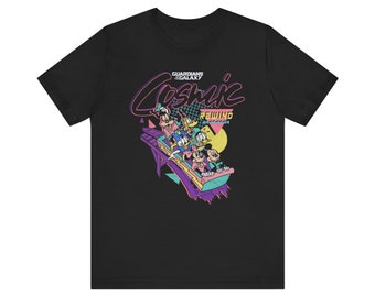 Gaurdians of the Galaxy Cosmic Rewind Shirt Epcot Vintage 80's Style Disney Resort Unisex Tee