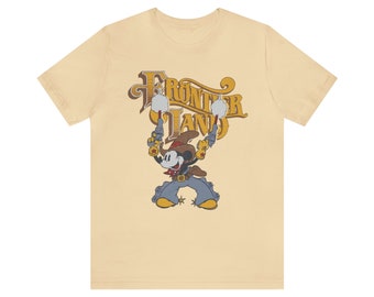 Frontierland Shootin' Mickey Vintage Style Unisex T-shirt
