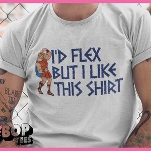 Vintage Hercules I&#39;d Flex Retro 90&#39;s Style Unisex WDW Parks Tee