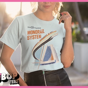 Monorail 70&#39;s WDW Future of Transportation Mark V Unisex Tee