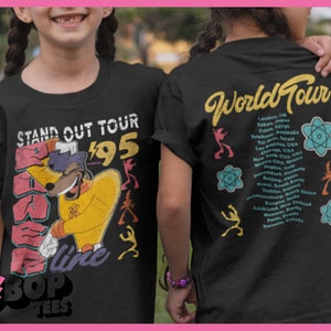 Barn Powerline Stand Out Tour-tröja, sliten skjorta med fånig filmmotiv