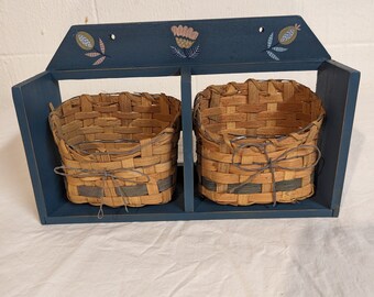 Hanging Shelve with 2 baskets