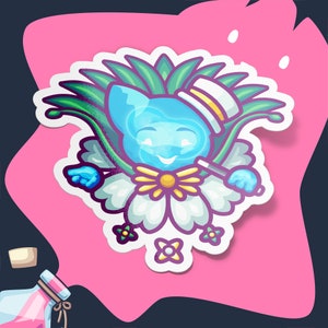 Cute Celestial Sticker, Cute Creature, Magic Stickers, Mystical Stickers, Fantasy Creature Stickers