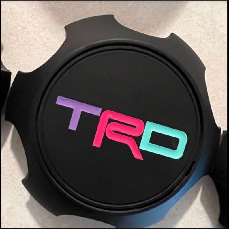 TRD Wheel Center Cap Inlay Decal for 20162022 4runner. Etsy