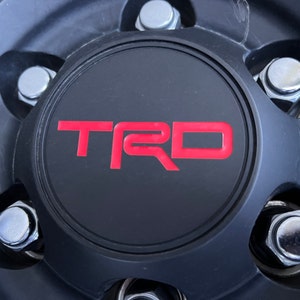 TRD wheel center cap inlay decal for 2016-2022 4Runner.