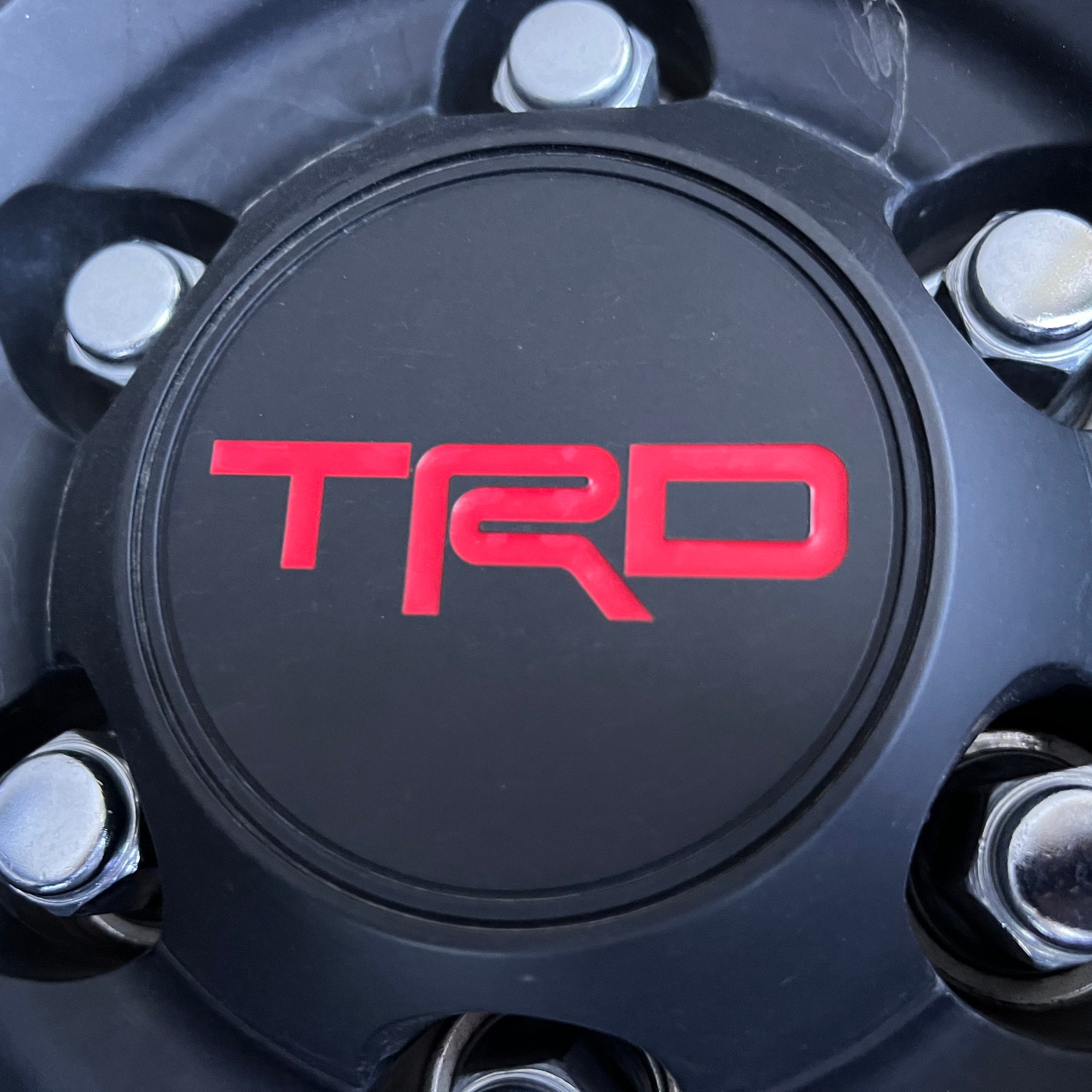 Fits 2016-2023 Tacoma TRD Sport Wheel Center Cap Customization Decals. 