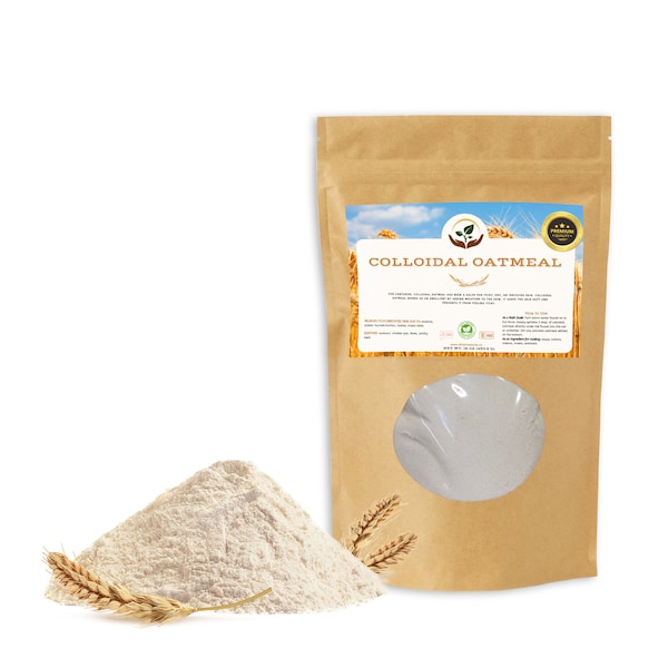 Organic Colloidal Oatmeal for Dry Itchy Skin | colloidal oatmeal for soap making