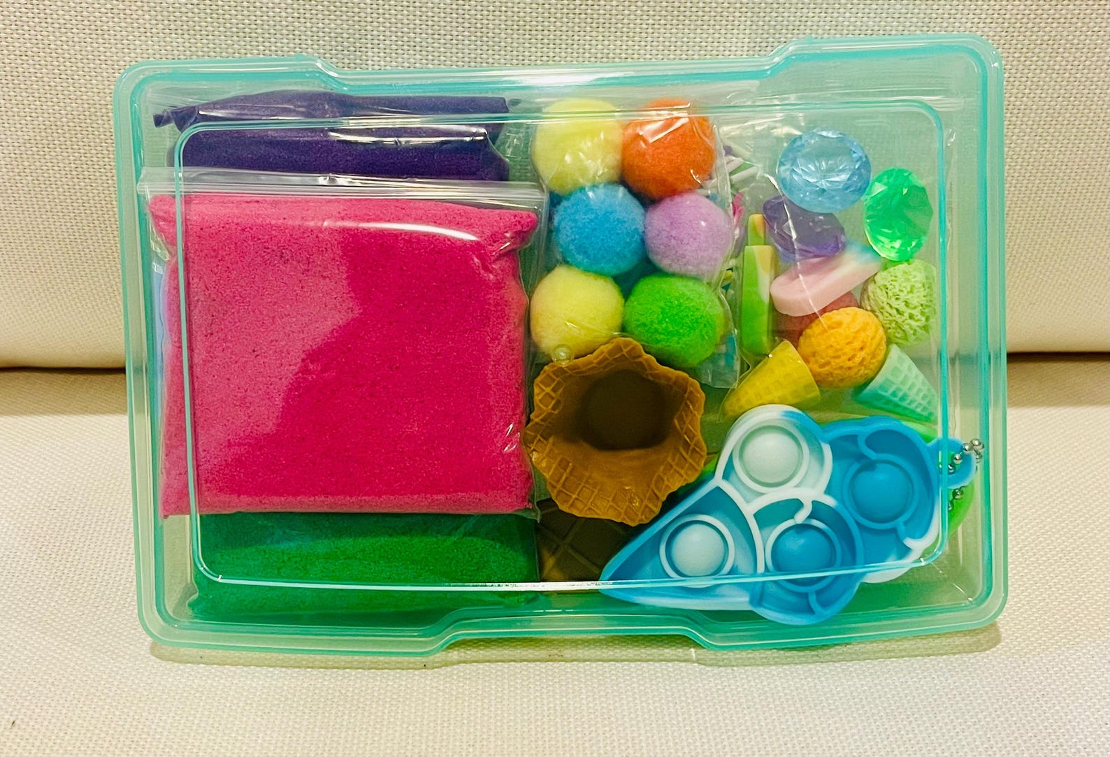 Ice Cream Sand Trio Sensory Play Kit Perfect for Kids