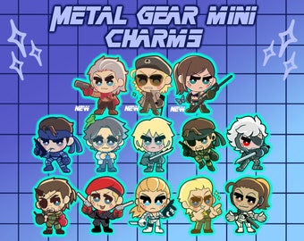 Metal Gear Solid Mini Charms PREORDER