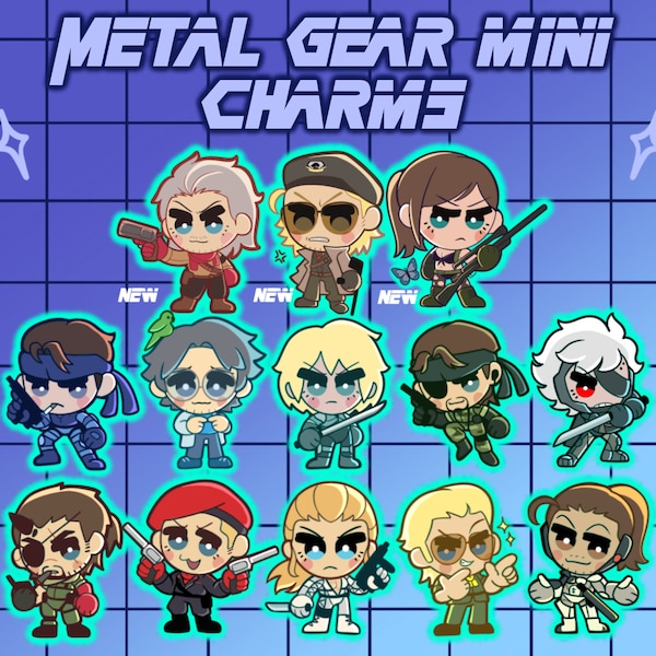 Metal Gear Solid Mini Charms PREORDER