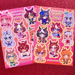 Horse Girls Sticker Sheet Vol 1 Uma Musume Pretty Derby