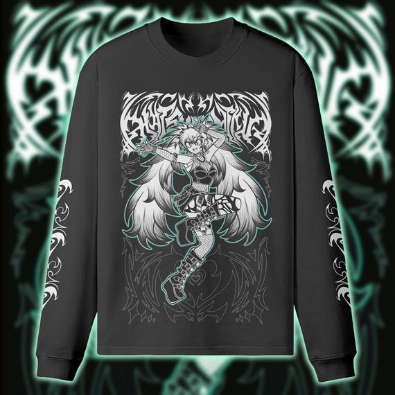 Metal Hatsune Miku Crewneck and Tshirt - Etsy