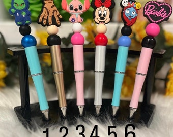 Beaded Everlasting Pencil, Cute Pencil, Fun Pencil, Characters Pencil, Custom Beaded Pencil
