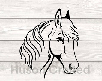 Horse SVG - Horse Head SVG - Pretty Horse SVG