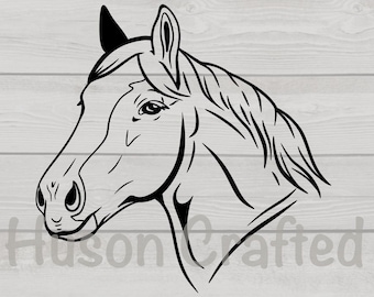 Horse SVG - Horse Head SVG - Draft Horse SVG