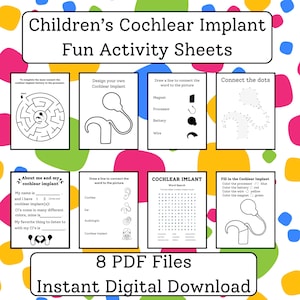 Hojas de trabajo sobre implantes cocleares (solo descarga digital)