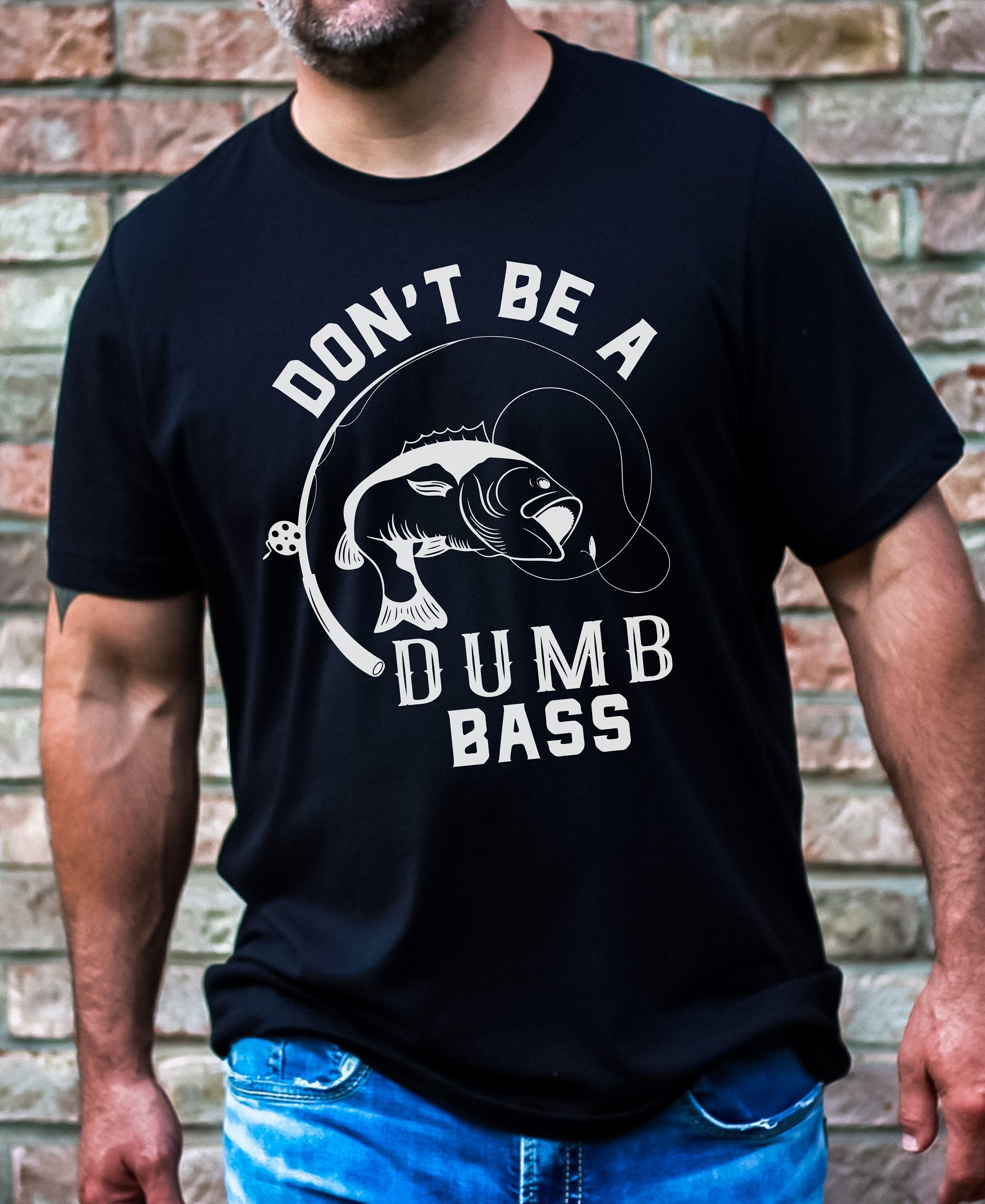 T-shirt da pesca da uomo, Don't Be A Dumb Bass, Camicia da pesca  divertente, T-shirt grafica da pesca, Regali pescatore, Regalo per  pescatore, Regalo per papà -  Italia