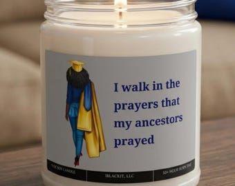 Custom Sigma Gamma Rho Paraphernalia SGRho Sorority Merch Soror Gift HBCU Graduation African American SG Rho Grad Candle Black Owned Shop