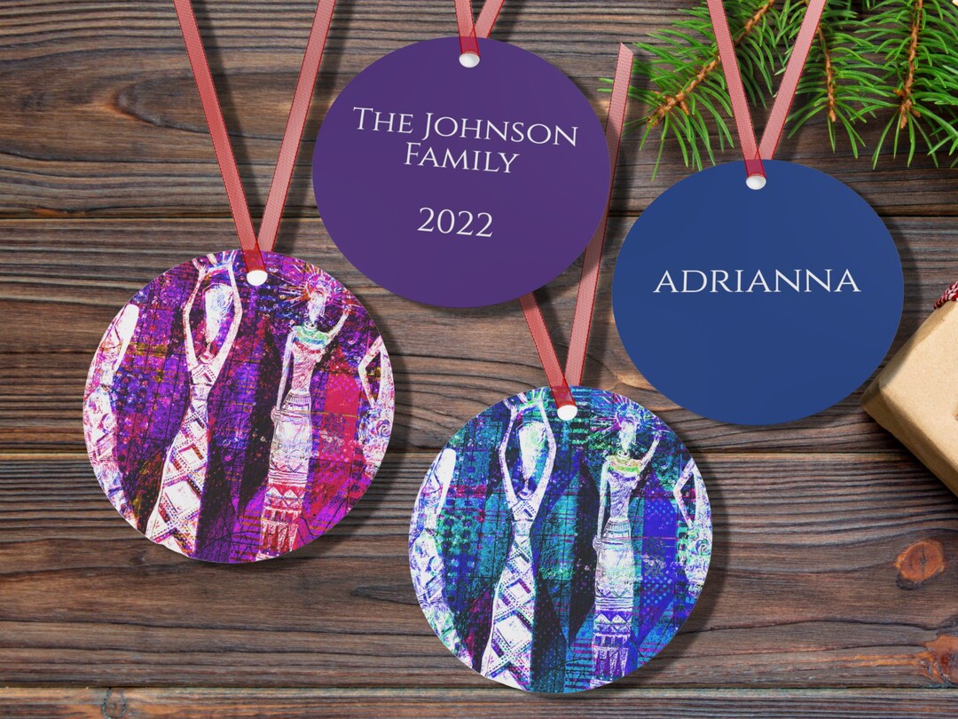 African Figures Kwanzaa / Christmas Tree Ornament Etsy