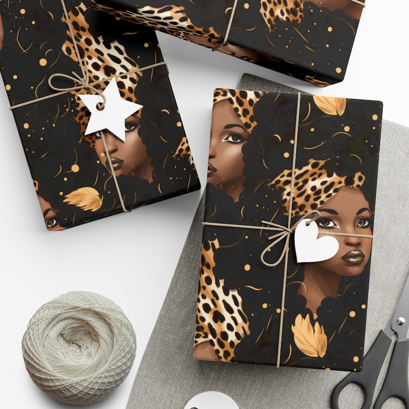 Black Owned Wrapping Paper - Etsy
