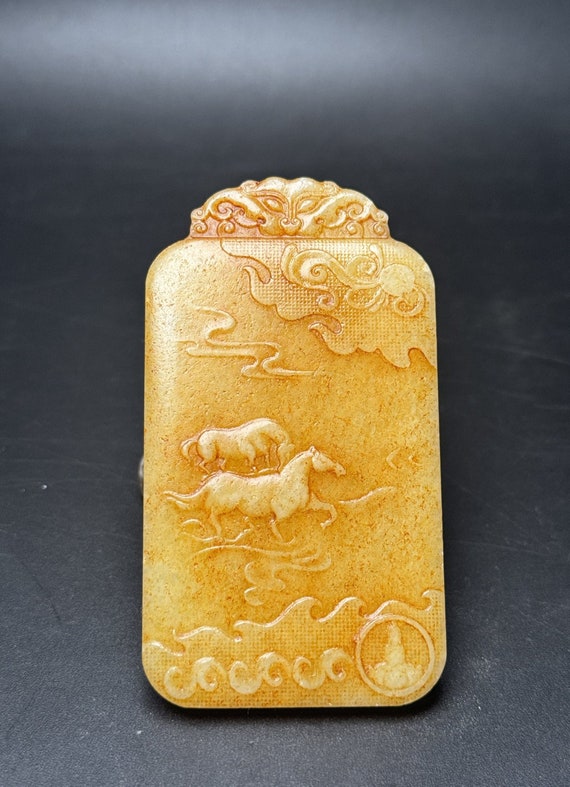 311297 Hetian jade hand-carved guanyin pendant - image 3