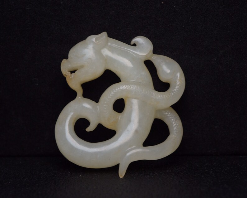 27080 shops Hetian jade Chinese Dragon auspicious Pendant