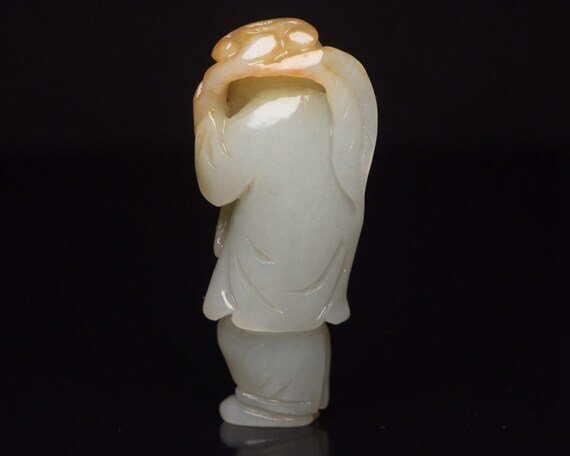 40159 Hetian jade hand-carved children pendant - image 2