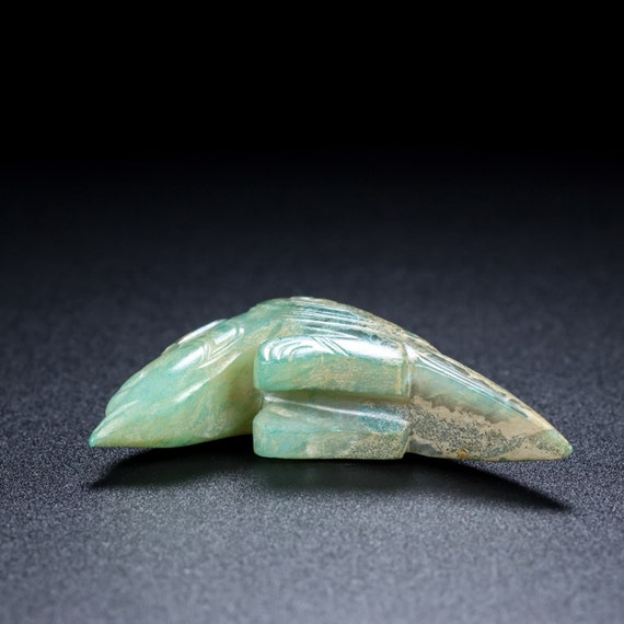 44295 Hetian jade hand-carved bird pendant - image 2