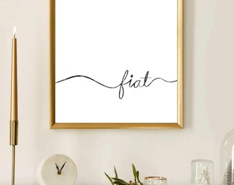 Arte minimalista de Fiat Lucas 1:38 (Descarga digital)