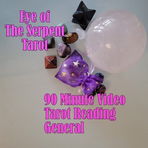 90 Minute Video Tarot Reading