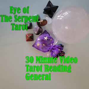 30 Minute Video Tarot Reading (General or Topic Specific)