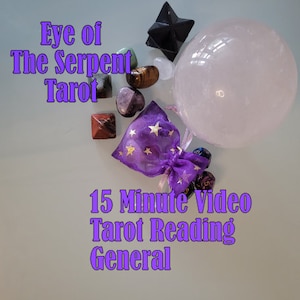 15 Minute Video Tarot Reading (General or Topic Specific)