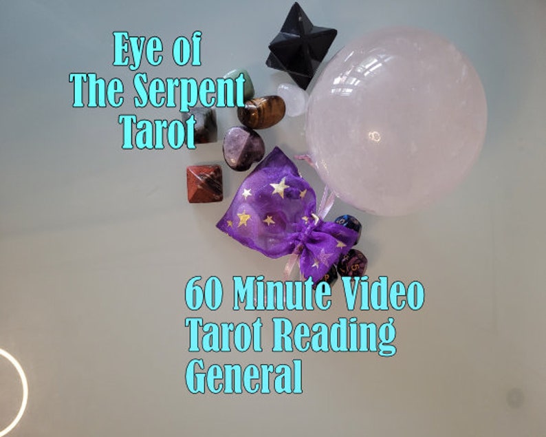 60 Minute Video Tarot Reading General or Topic Specific image 1