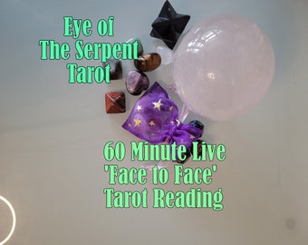 60 Minute Live/Face to Face Tarot Reading - Single Session